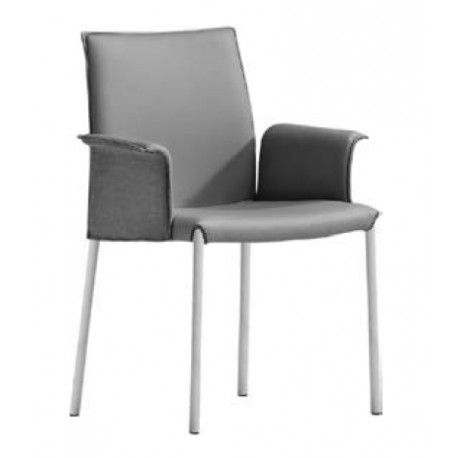 Nuvola PBL Chair with Armrests by Midj