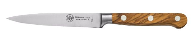 Due Buoi Olive Wood 12 cm Utility Knife