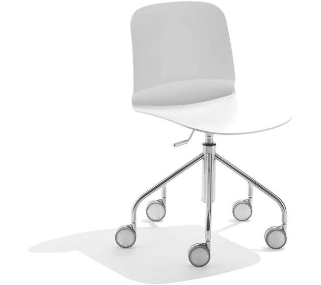 Trestle Chair with Wheels Liù by Midj